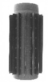 Roura 150 mm 500 mm žebrovaná barva černá K400367