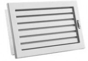  Ventilační mřížky STYLE s uzavíratelnou žaluzií – bílá 450 x 240 mm   K400631