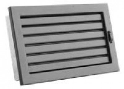  Ventilační mřížky STYLE s uzavíratelnou žaluzií – černá 450 x 240 mm   K400638