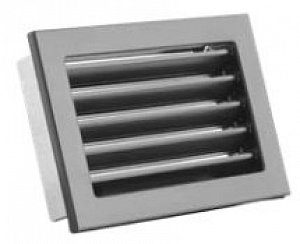  Ventilační mřížky STYLE s pevnou žaluzií – černá 450 x 240 mm   K400652