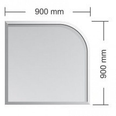 Podkladové sklo  Paris 900 x 900 mm Tloušťka 8 mm PS-PAR-8
