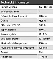 Defro Home Krbová kamna Orbis Q69  + Montáž a doprava zdarma !!!