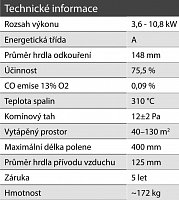 Defro Home Krbová kamna Orbis Log Q70  + Montáž a doprava zdarma !!!