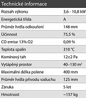 Defro Home Krbová kamna Solum Q72  + Montáž a doprava zdarma !!!