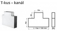 T-kus – kanál K400171 Rozměry (mm) 150 x 50