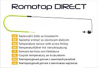 automatická regulace - spalování řízené programem regulace Romotop DIRECT